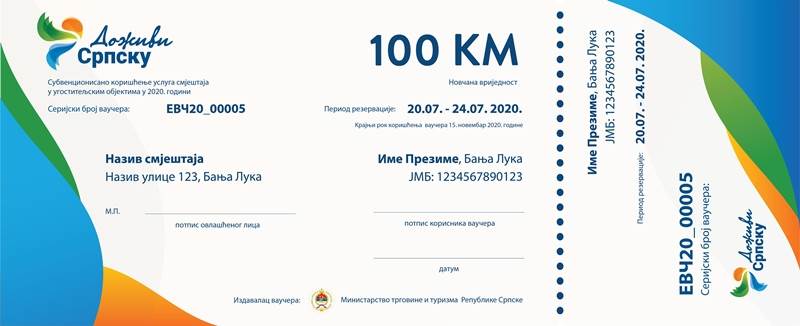 Turistički vaučeri u RS 2025 Turistički vaučeri u RS 2025