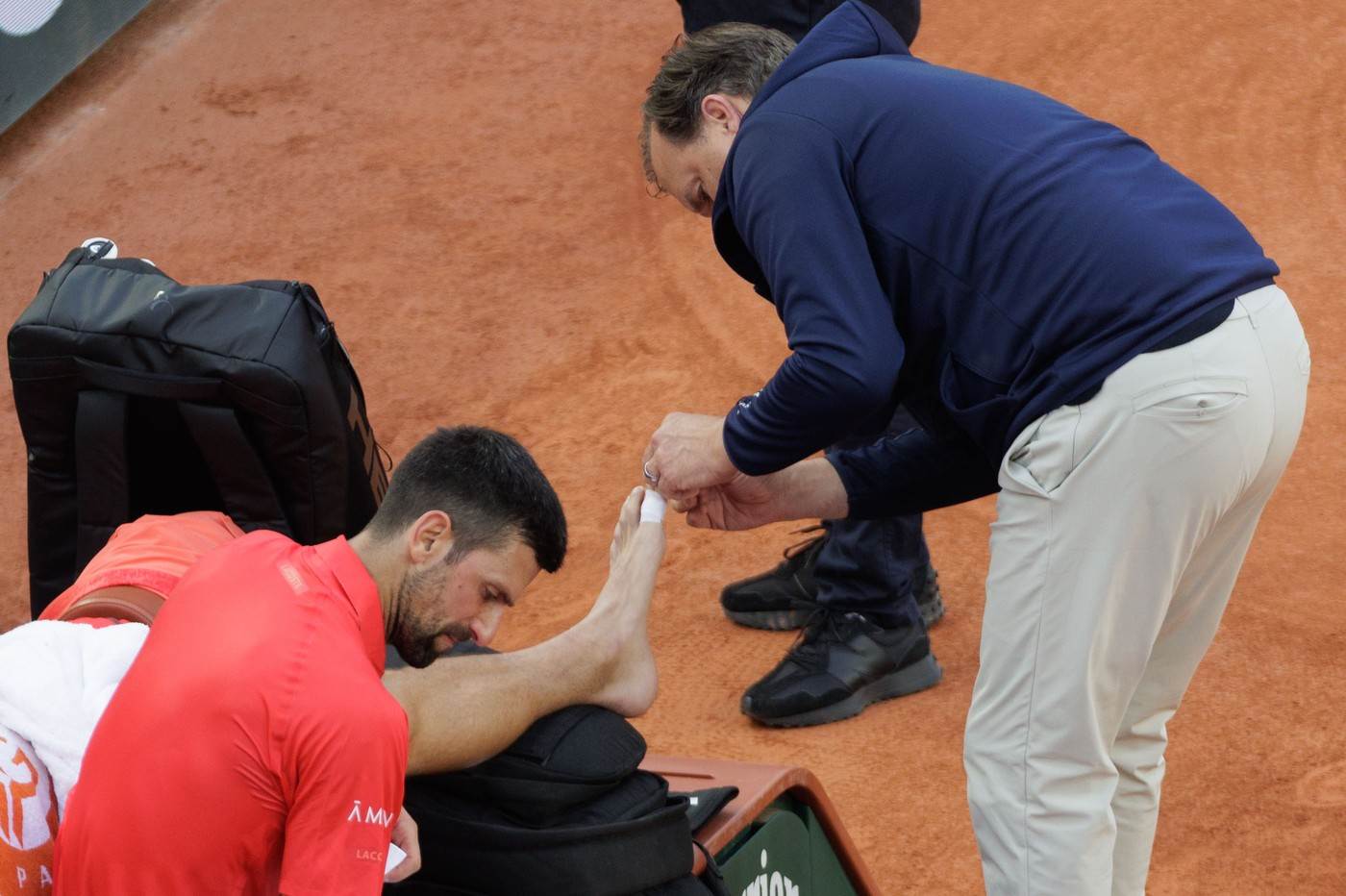 Novak Đoković o problemu sa žuljem na Rolan Garosu Novak Đoković o problemu sa žuljem na Rolan Garosu