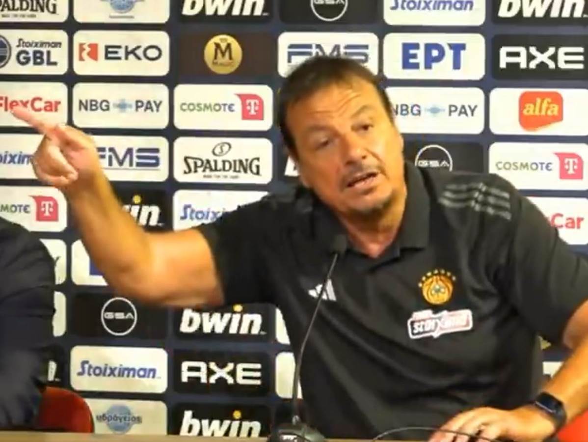 Ergin Ataman haos na konferenciji nakon poraza od Olimpijakosa Ergin Ataman haos na konferenciji nakon poraza od Olimpijakosa
