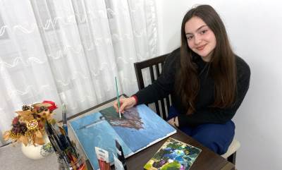  Elena Radojčić mlada umjetnica iz Kostajnice 